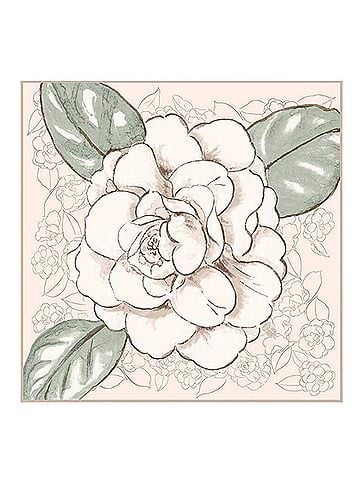 Carolina Lemke Sunlit Petal Silk Scarf (view 1)