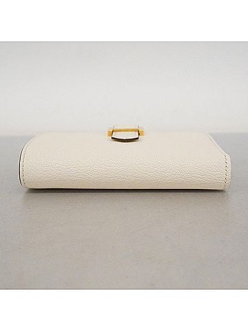 Hermès Hermes Tri-fold Wallet Bearn Combination Chevre Mysore Mushroom U Stamp Ladies (view 2)