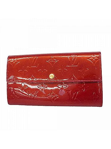 Louis Vuitton Louis Vuitton Vernis Portefeuille Sarah Long Wallet M93530 Pomme d'Amour (Women's) (view 1)