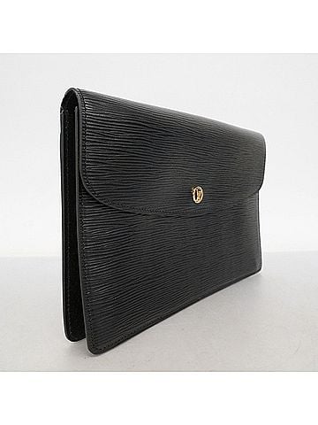 Louis Vuitton Louis Vuitton Epi Montaigne 27 Clutch Bag M52652 Noir (Women's) (view 2)
