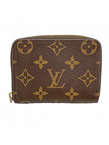 Louis Vuitton Louis Vuitton Monogram Zippy Coin Purse M60067 Brown (Men's & Women's) (view 1)