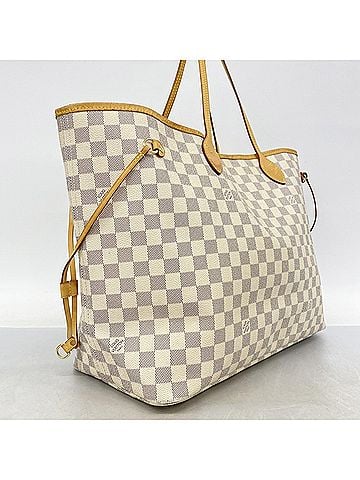 Louis Vuitton Louis Vuitton Damier Azur Neverfull GM Tote Bag N51108 White Women's (view 2)