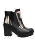 Hunter Black Multi Color Rain Boots Size 8 - photo 1