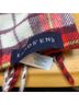 Lands' End 100% Polyester Plaid Red Purple Scarf One size - photo 4