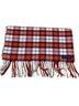 Lands' End 100% Polyester Plaid Red Purple Scarf One size - photo 2
