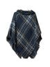 Modena 100% Polyester Plaid Blue Tan Jacket One size - photo 2
