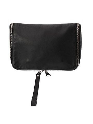 Bottega Veneta BOTTEGA VENETA Men's Leather Clutch Bag, Black, 592643, Grade B (Pre-owned), Ginzo (view 1)