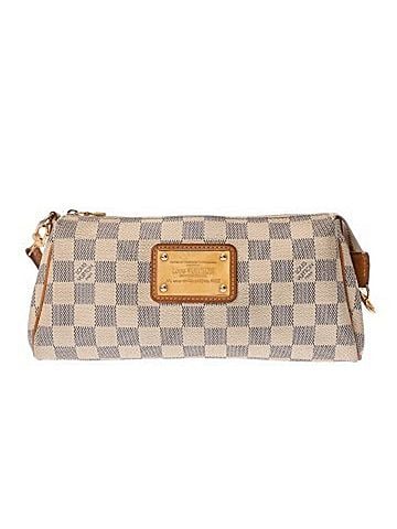 Louis Vuitton LOUIS VUITTON Louis Vuitton Damier Azur Eva White N55214 Women's Canvas Shoulder Bag B Rank Used Ginzo (view 1)