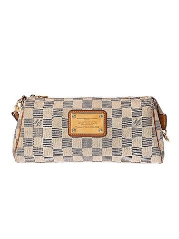 Louis Vuitton LOUIS VUITTON Louis Vuitton Damier Azur Eva White N55214 Women's Canvas Shoulder Bag B Rank Used Ginzo (view 2)