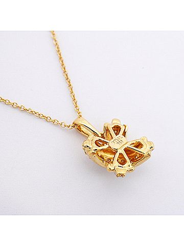 Tiffany & Co. Tiffany & Co. Signature Necklace, 18K Yellow Gold, Diamond, Women's (view 2)