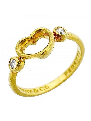 Tiffany & Co. Tiffany & Co. Heart Ring, 2PD (2 Diamonds), 18K Yellow Gold, Women's (view 1)