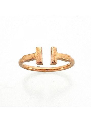 Tiffany & Co. Tiffany & Co. T Wire Ring, 18K Pink Gold, Women's (view 2)