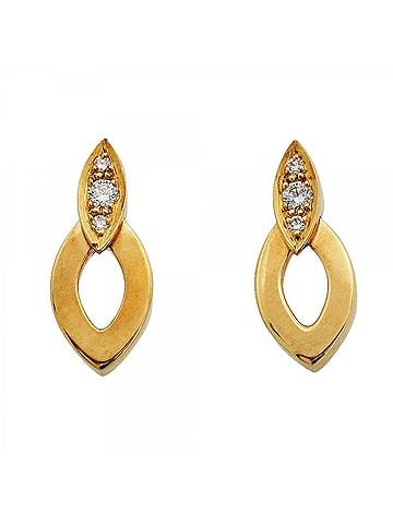 Cartier Cartier Diadea Earrings, 18K Yellow Gold, Diamond, Ladies (view 1)