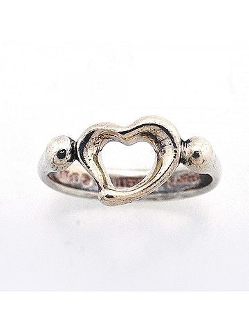 Tiffany & Co. Tiffany & Co. Heart Ring, Sterling Silver 925, Women's (view 2)