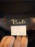 Bali Stripes Black Cocktail Dress Size 4 - photo 3