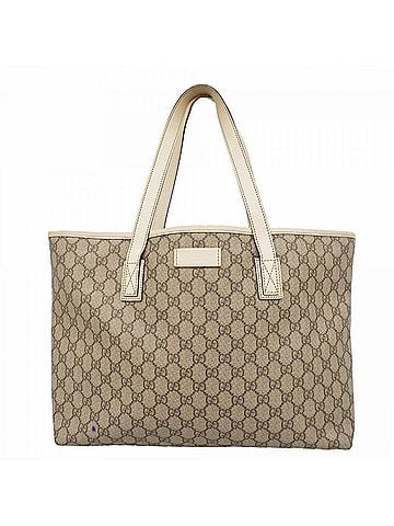 Gucci Gucci GG Supreme Tote Bag 211137 Brown White Women's P3017976 (view 1)