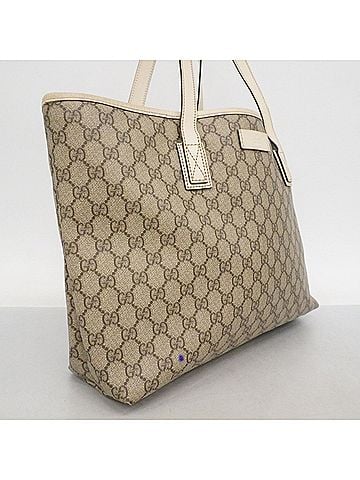 Gucci Gucci GG Supreme Tote Bag 211137 Brown White Women's P3017976 (view 2)