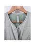 Y7/Lululemon 100% Polyester Solid Checkered-gingham Gray Blue Coat Size L - photo 3