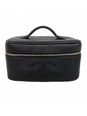 Chanel Chanel handbag/vanity bag, caviar leather, black, women's, P2945698 (view 1)