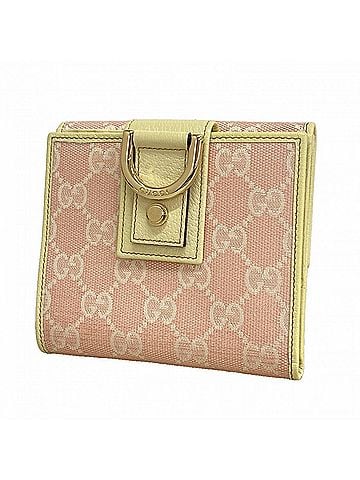 Gucci Gucci GG Canvas Abbey Wallet 1414111 4276 Pink Champagne Women's (view 1)