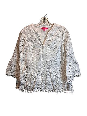 Lilly Pulitzer Bekah 3/4 Sleeve Button-Down Shirt (view 2)