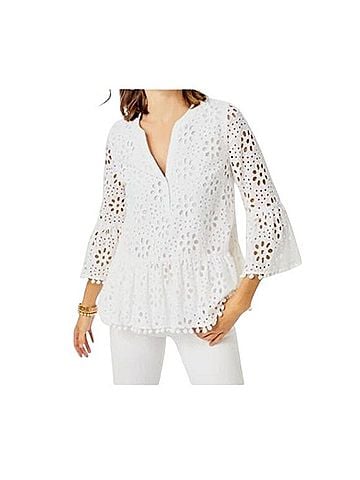 Lilly Pulitzer Bekah 3/4 Sleeve Button-Down Shirt (view 1)