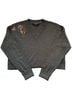 Disturbia Gray Green Pullover Sweater Size M - photo 1