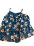 Torrid 100% Polyester Floral Blue Sleeveless Top Size 5X - photo 1