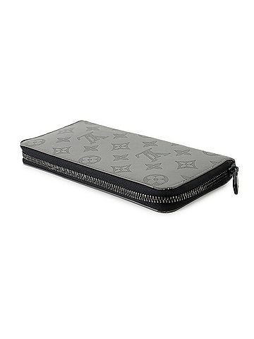 Louis Vuitton Louis Vuitton Monogram Shadow Zippy Wallet Vertical M81384 Long Wallet, Men's, Black, Round, Monogram, Men's LOUIS VUITTON WALLET (view 2)