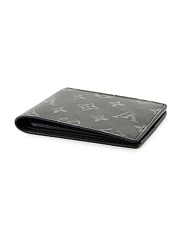 Louis Vuitton Louis Vuitton Bi-fold Wallet Brushed Monogram Portefeuille Slender M11708 Men's Black LOUIS VUITTON WALLET (view 2)