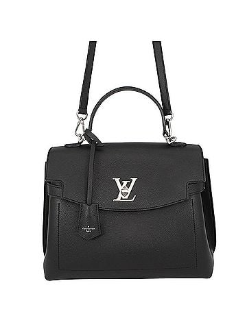 Louis Vuitton Louis Vuitton Lockme Ever BB Leather Handbag M53937 LOUIS VUITTON Shoulder Bag Black (view 1)