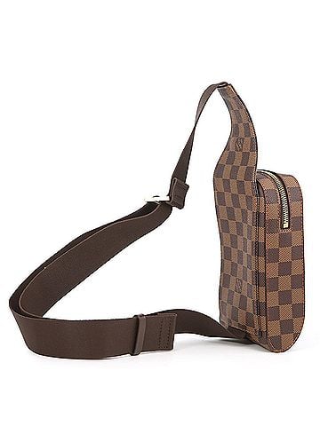 Louis Vuitton Louis Vuitton body bag, Damier Ebene, Geronimos N51994. shoulder waist pouch, handbag for men. (view 2)