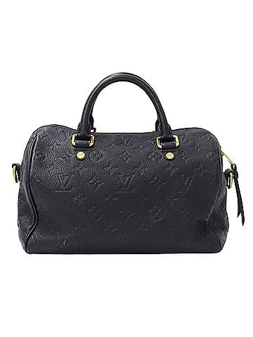 Louis Vuitton Louis Vuitton LOUIS VUITTON Monogram Empreinte Women's Handbag, Brand Handbag/Shoulder Bag, 2-way, Speedy Bandoulière 25 Infini M40762 Navy (view 2)