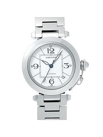 Cartier Cartier Pasha C W31074M7 White Boys' Automatic Watch (Pre-owned) - Ginzo (view 1)