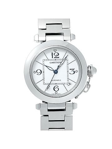 Cartier Cartier Pasha C W31074M7 White Boys' Automatic Watch (Pre-owned) - Ginzo (view 2)