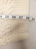 Aran 100% Wool Solid Ivory Wool Pullover Sweater Size XL - photo 4