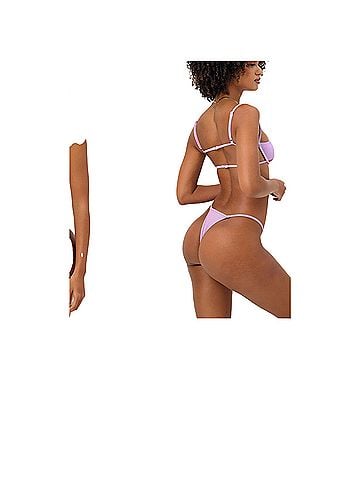 Frankies Bikinis Campbell Plisse / Harmony Plisse Two Piece Swimsuit (view 2)