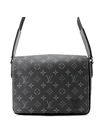 Louis Vuitton Louis Vuitton Shoulder Bag Monogram Eclipse District PM NV3 M46255 LOUIS VUITTON Men's Black Handbag (view 1)