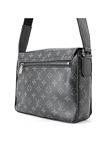 Louis Vuitton Louis Vuitton Shoulder Bag Monogram Eclipse District PM NV3 M46255 LOUIS VUITTON Men's Black Handbag (view 2)