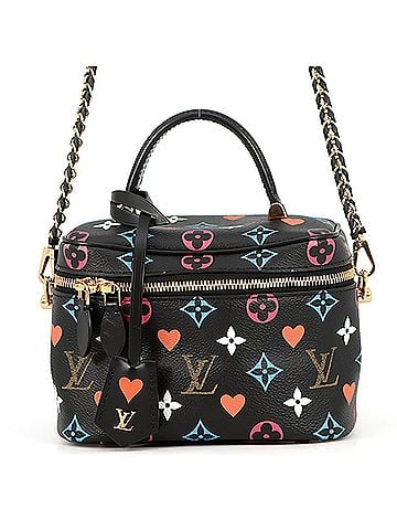 Louis Vuitton Louis Vuitton shoulder bag Monogram Game On Vanity PM M57482 2-way Black handbag LOUIS VUITTON (view 1)