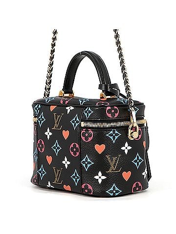 Louis Vuitton Louis Vuitton shoulder bag Monogram Game On Vanity PM M57482 2-way Black handbag LOUIS VUITTON (view 2)