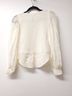 Anthropologie 46% Cotton 41% Acrylic 13% Polyamide 100% Viscose Solid White Pullover Sweater Size M - photo 4