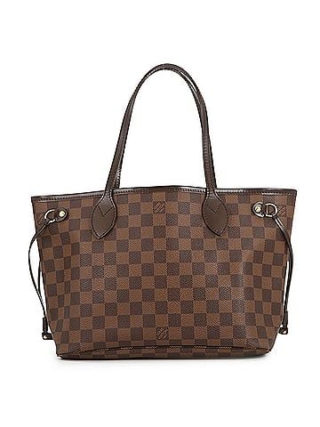 Louis Vuitton Louis Vuitton Neverfull PM Tote Bag, Damier Ebene, N51109, LOUIS VUITTON, Handbag, Damier, Vuitton, VUITTON (view 1)