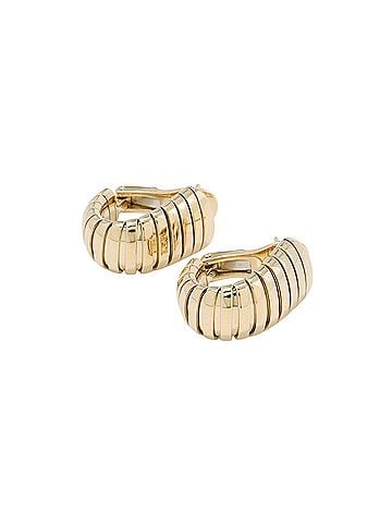 Bvlgari Bulgari Tubogas Earrings, 18K Yellow Gold, BVLGARI (view 2)