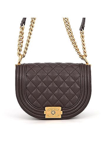 Chanel Chanel Chain Shoulder Bag Matelassé Coco Mark Boy Small Caviar Skin AS3350 CHANEL 2-way Handbag Women's (view 1)