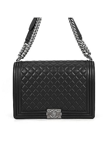 Chanel Chanel Chain Shoulder Bag Boy Matelasse 30 Coco Mark Lambskin A67087 CHANEL Black Handbag Women's (view 1)