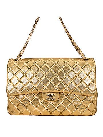 Chanel Chanel Chain Shoulder Bag Jumbo Matelasse Coco Mark Lambskin AS4661 CHANEL Handbag Women's (view 1)