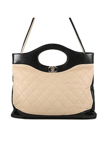 Chanel Chanel Matelassé handbag, Coco Mark, 31 Large, A57977, CHANEL 2-way shoulder bag, black, handbag for women, (view 1)