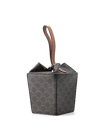 Céline Celine Triomphe Strap Box Leather Handbag 197142BZJ.04LU CELINE (view 2)