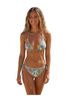 Milly Tropical Blue White Orange Two Piece Swimsuit Size M - photo 1